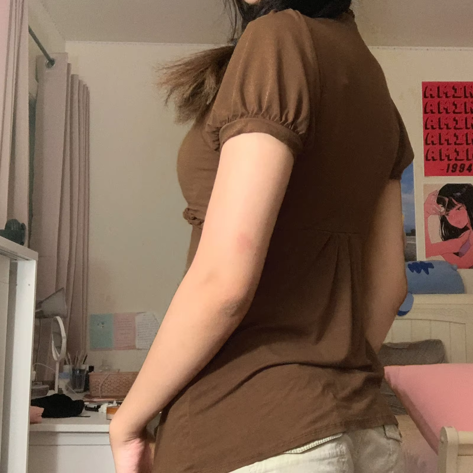 T-shirt à volants pour femmes