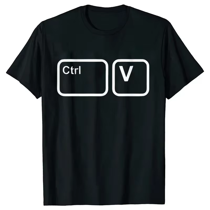 T-shirt de famille CTRL + C CTRL + V