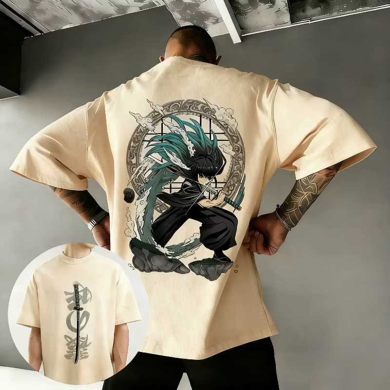 T-shirt imprimé Demon Slayer Anime