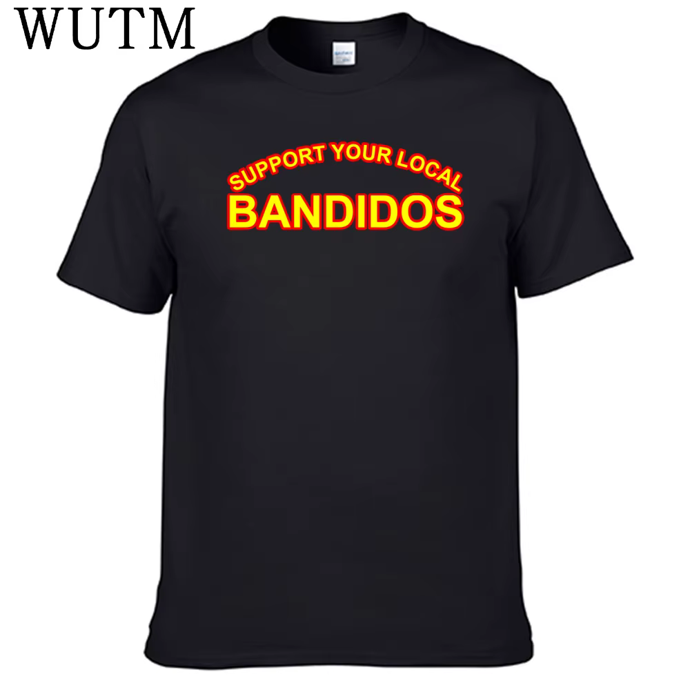 Bandidos Mc t-shirt 100% coton pour hommes, chemise