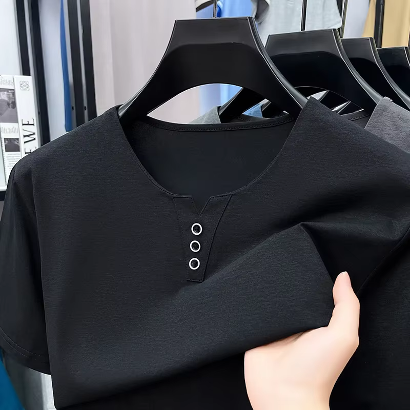 Chemise Henley pour homme