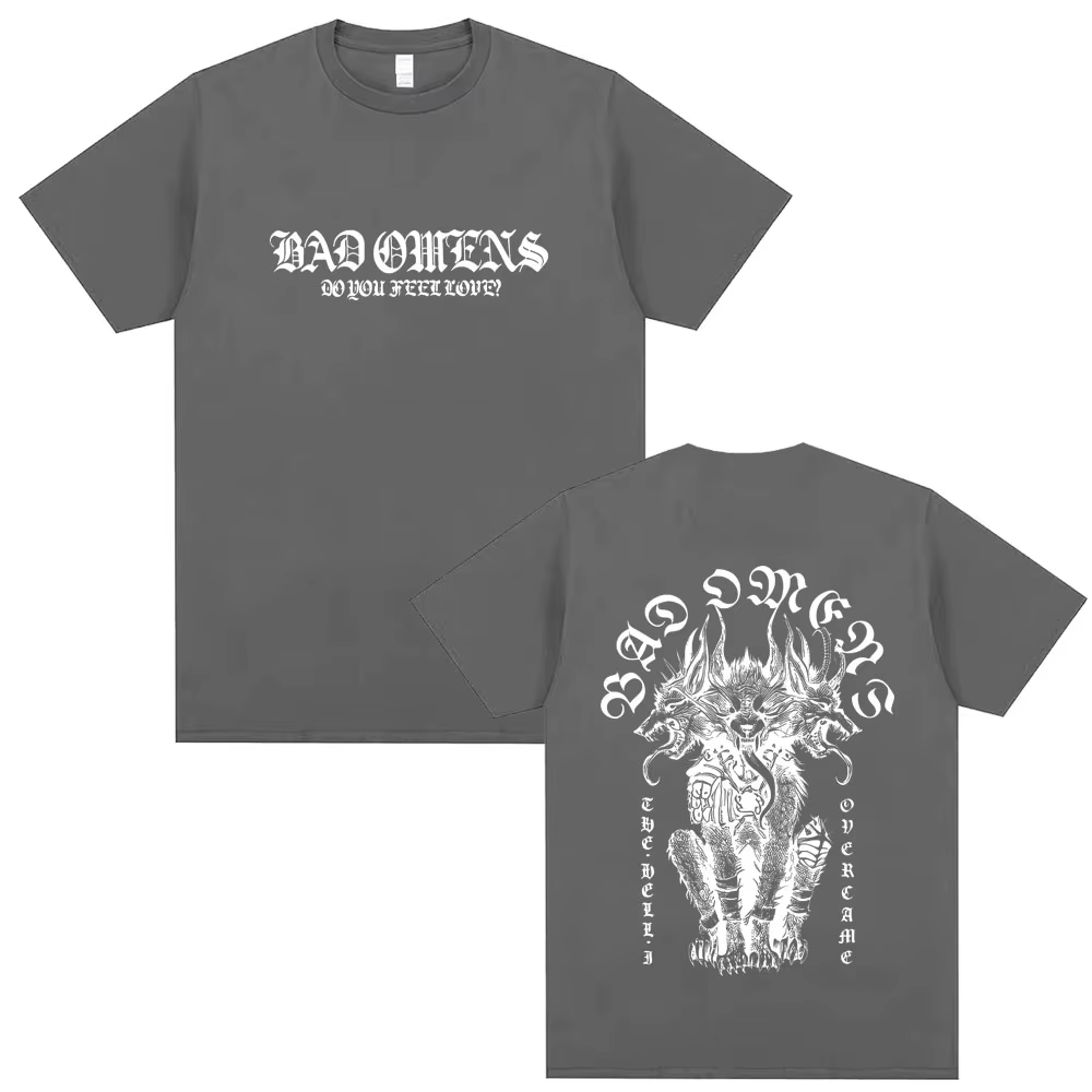 T-shirt Bad Omens Do You Feel Love Tour 2026 pour hommes et femmes