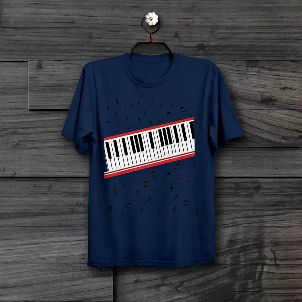 T-shirt imprimé Michael Jackson Movie MJ Beat It Piano