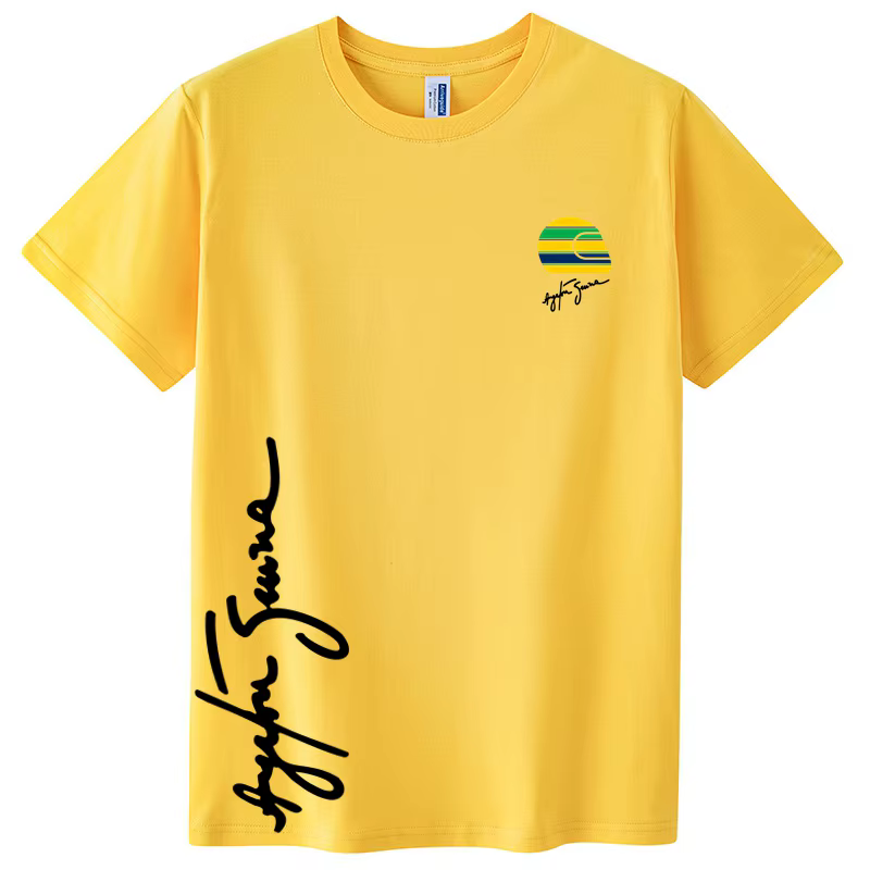 Héros Ayrton Senna t-shirt hommes à manches courtes 100% coton T-Shirts drôle F1 homme