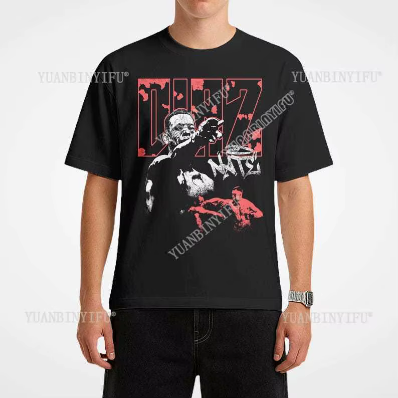 T-shirt de combat Nate Diaz : T-shirt graphique Fight Night
