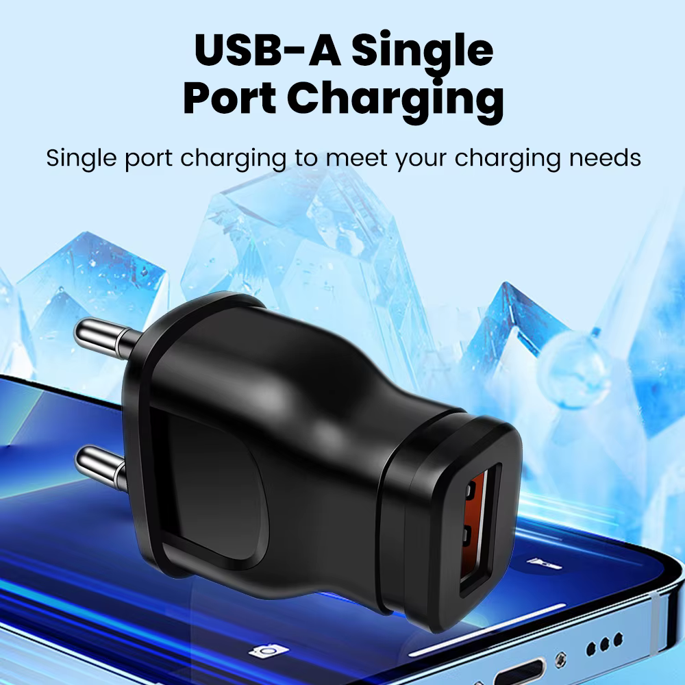 Elough 1A 5W chargeur de voyage USB unique USB vers prise de Conversion ue/US
