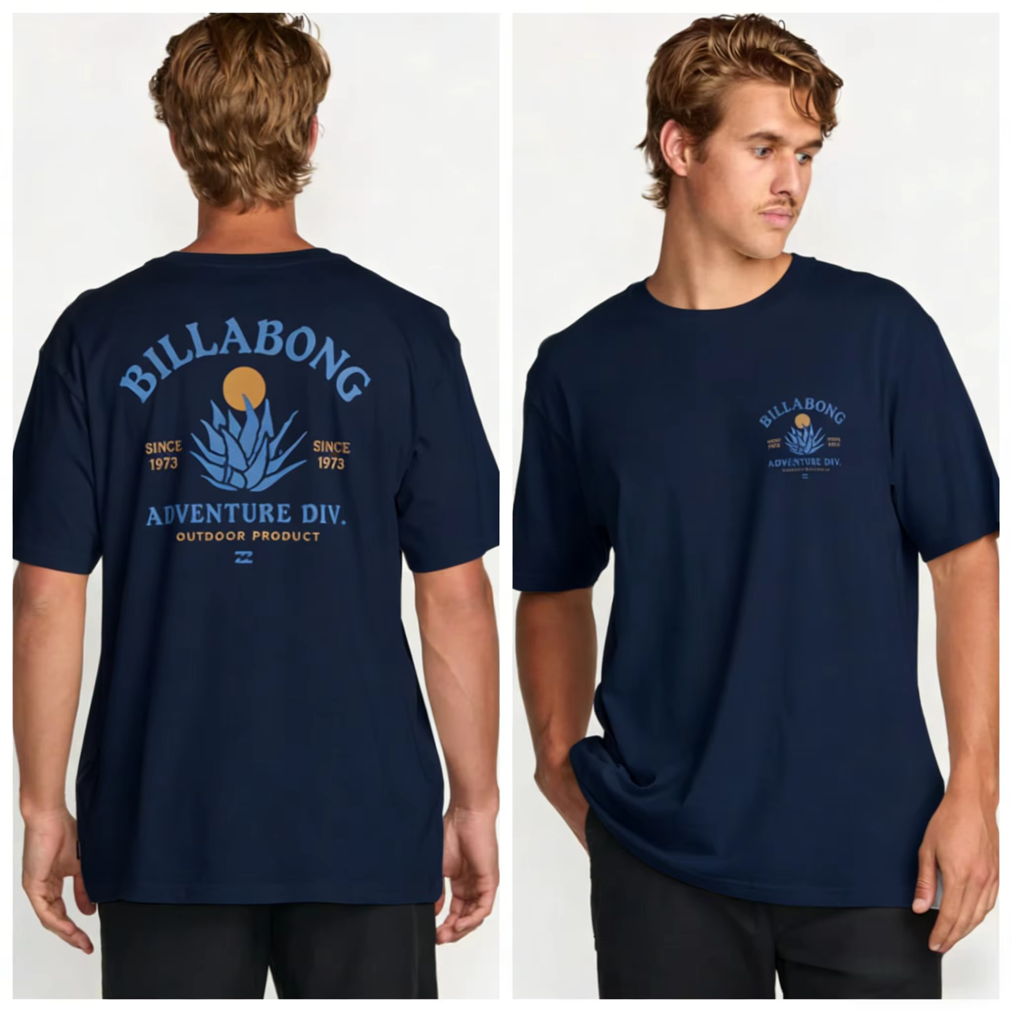 Billabong T-shirt décontracté en pur coton pour homme PRFOSports 2026 – Collection été – Vêtements