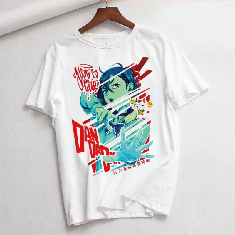 Dan Da Dan Dandadan Okarun été mode chemise graphique t-shirt haut pour femme Base col rond t-shirts drôle filles t-shirt