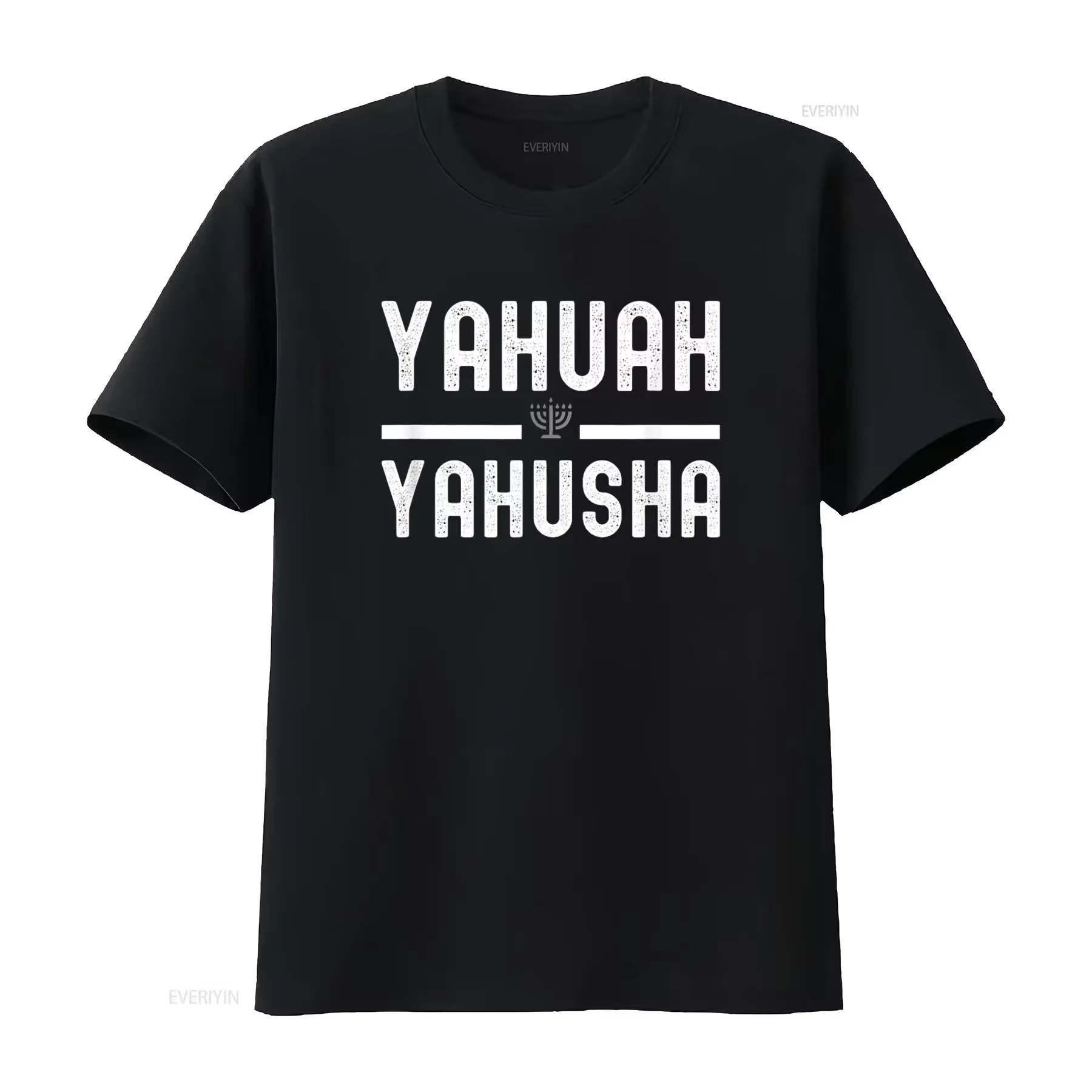 Yahuah Yahusha t-shirt vintage lavé vêtements de créateur unisexe confortable décontracté élégant streetwear mode