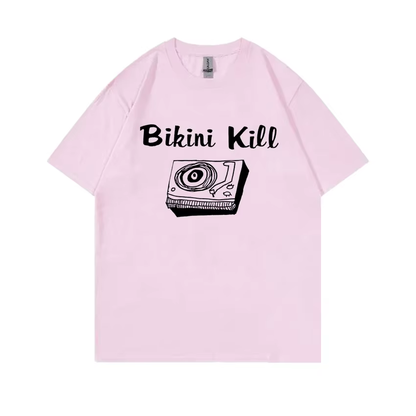 Bikini Kill Leave The World Behind T-shirt Punk Rock pour femme