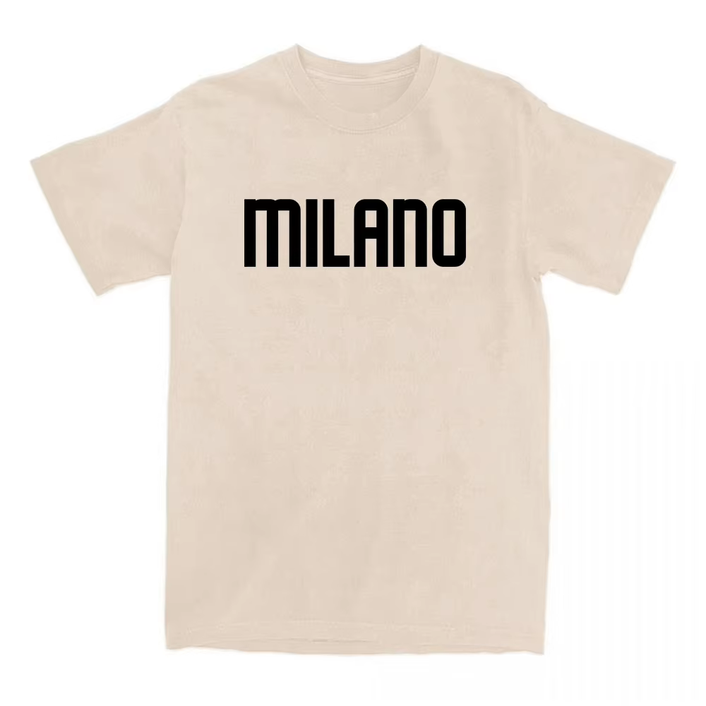 T-shirt imprimé Milano City pour hommes et femmes