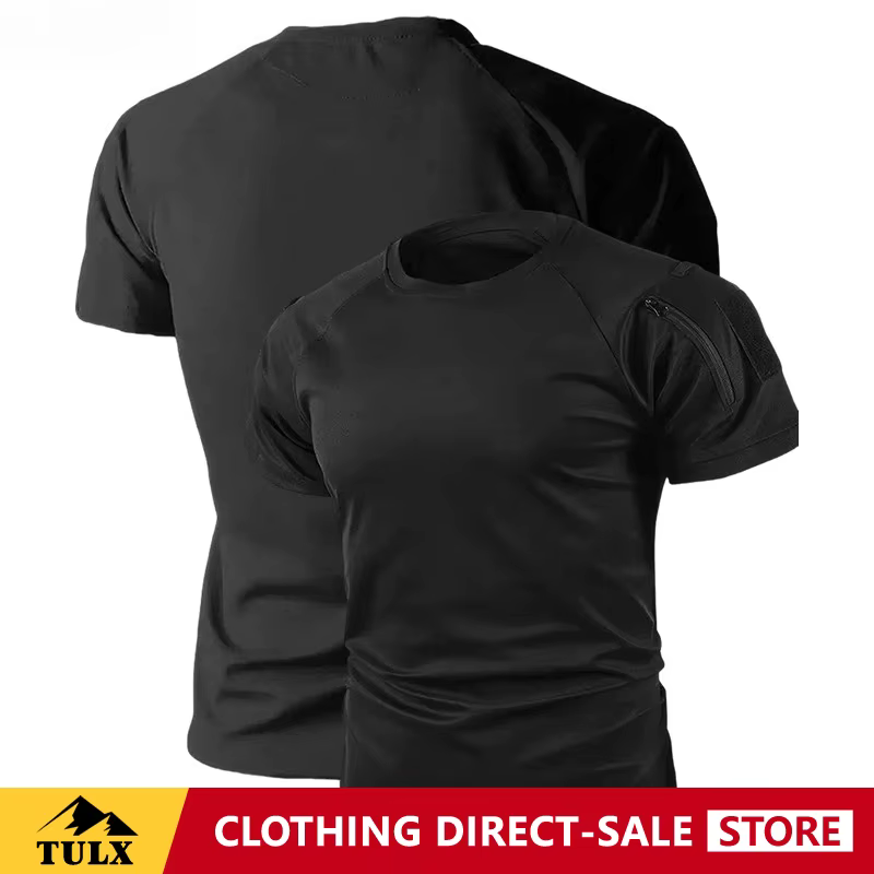 T-shirt à col rond à manches courtes