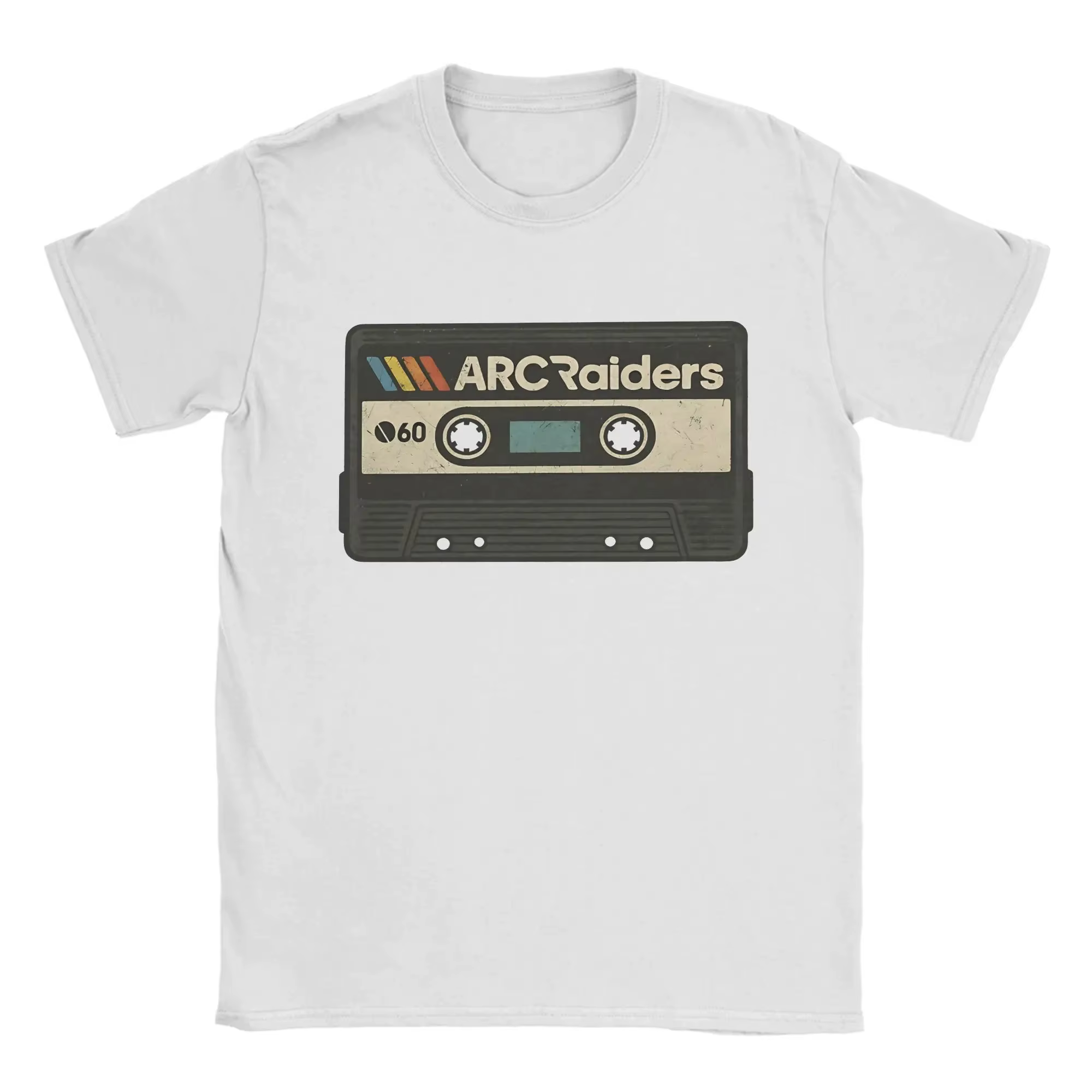 Nouveauté T-Shirts ARC Raiders Cassette t-shirt hommes femmes imprimer coton col rond