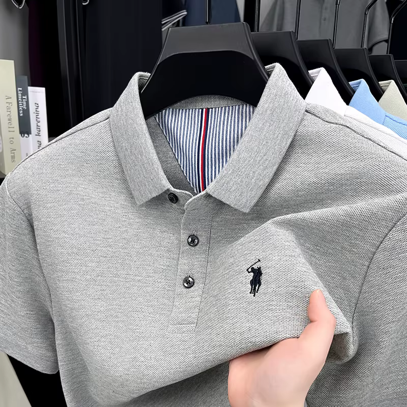 Polo à manches courtes pour homme de marque haut de gamme