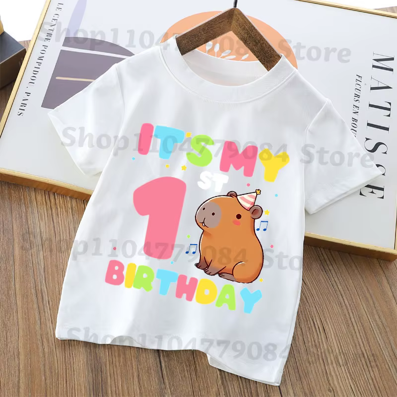 T-shirts Capibara pour garçons et filles
