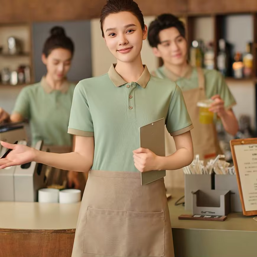 Polos à manches courtes avec logo d'entreprise personnalisé pour femmes