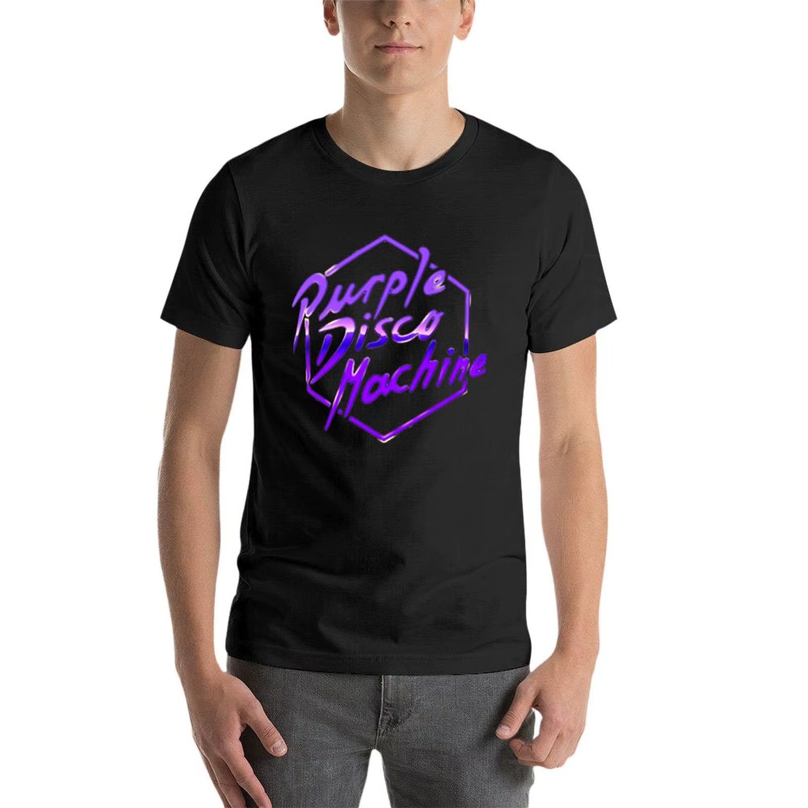 Violet Disco Machine dj allemagne T-Shirt personnalisé vêtements d'été hommes t-shirts drôles