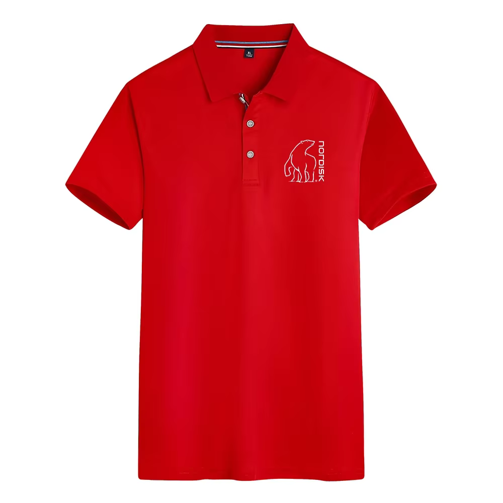 Polo pour homme confortable et élégant avec logo imprimé décontracté