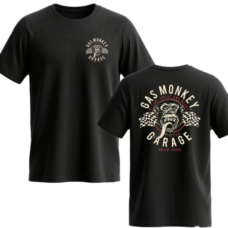 T-shirt double face Amazing Essential Gas Monkeys Garage pour homme