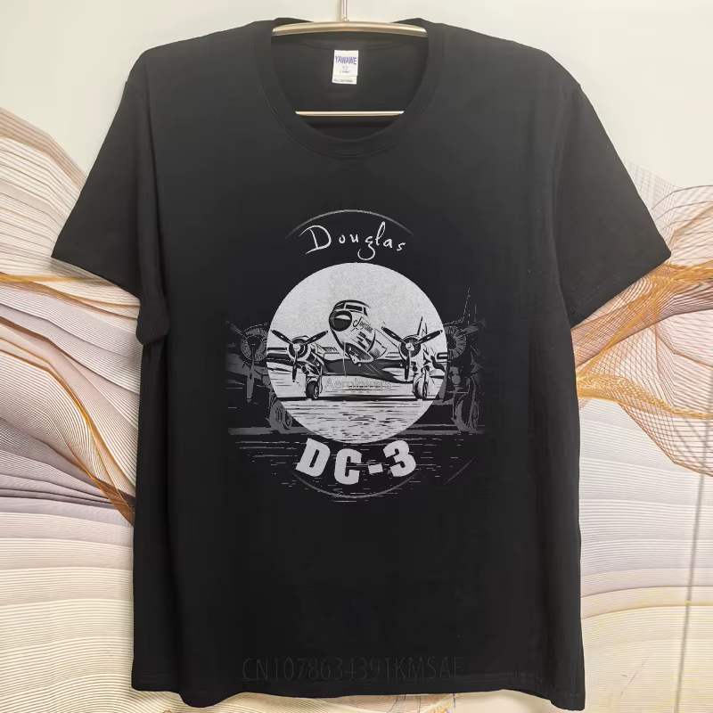 Douglas DC-3 avion hommes t-shirt quotidien