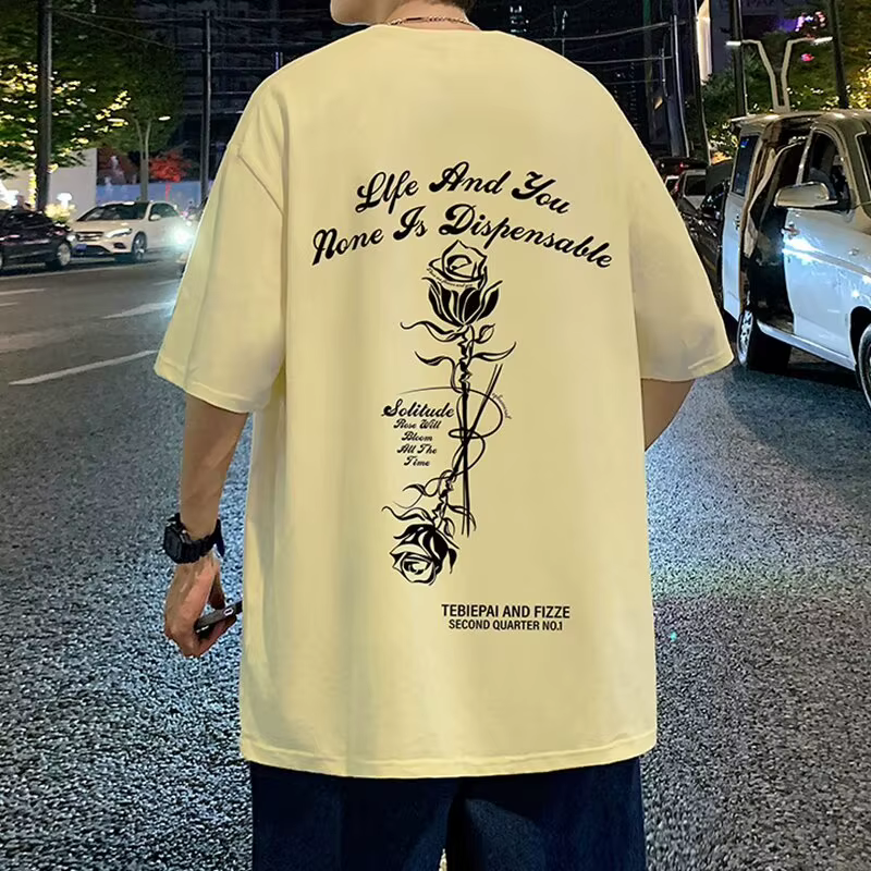 T-shirts graphiques rétro rose été 2026 pour hommes