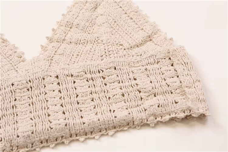 Camisoles et réservoirs en dentelle brodée pour femmes
