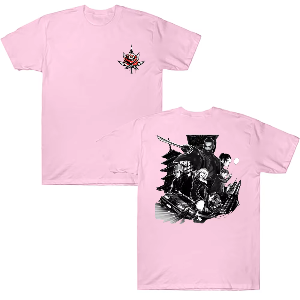 Eladio Carrión Rose Album t-shirt hommes femmes mode Hip Hop rue T-shirts décontracté ample surdimensionné hauts coton