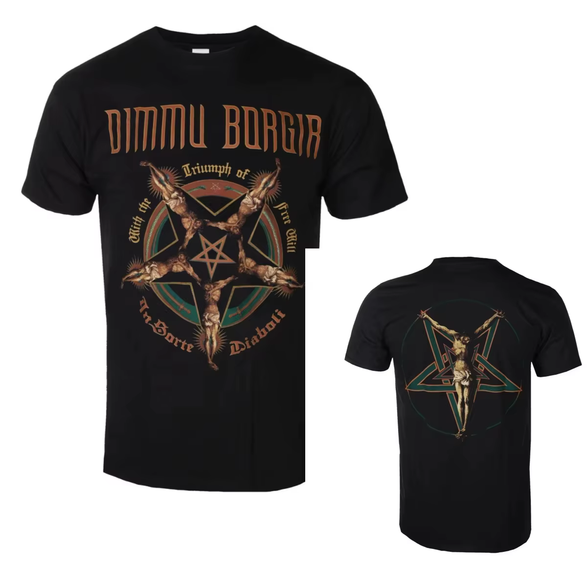 Art Classic Dimmu Borgir Band T-shirt décontracté en coton avec motif pour hommes et femmes
