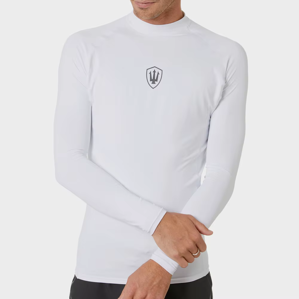 Rash Guard Vêtements de Surf Vêtements à Manches Longues pour Hommes Protection Uv T-Shirt de Natation Camiseta Surf Plongée Rashguard Chemises de Plage