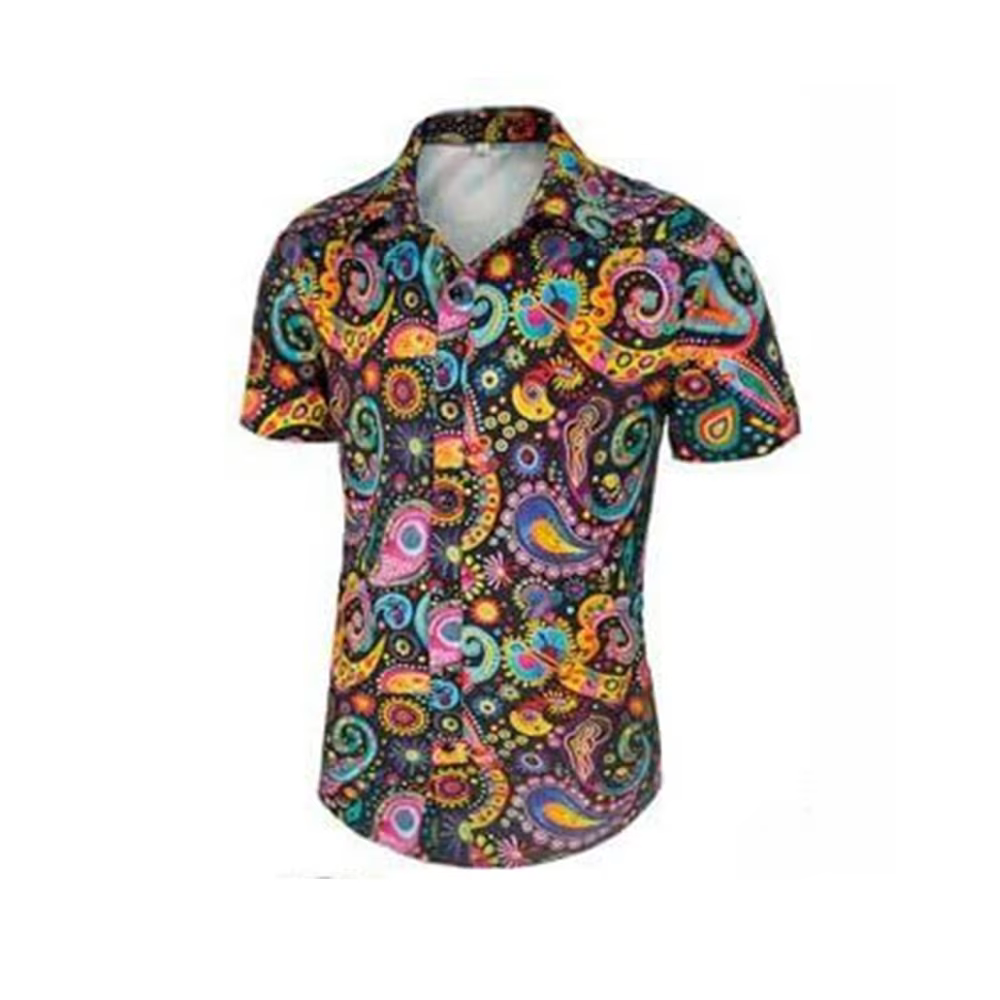Chemise disco pour homme style années 70
