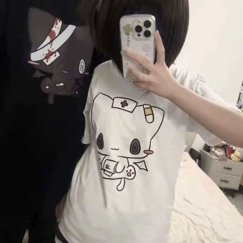 T-shirts pour femmes, imprimés de dessins animés