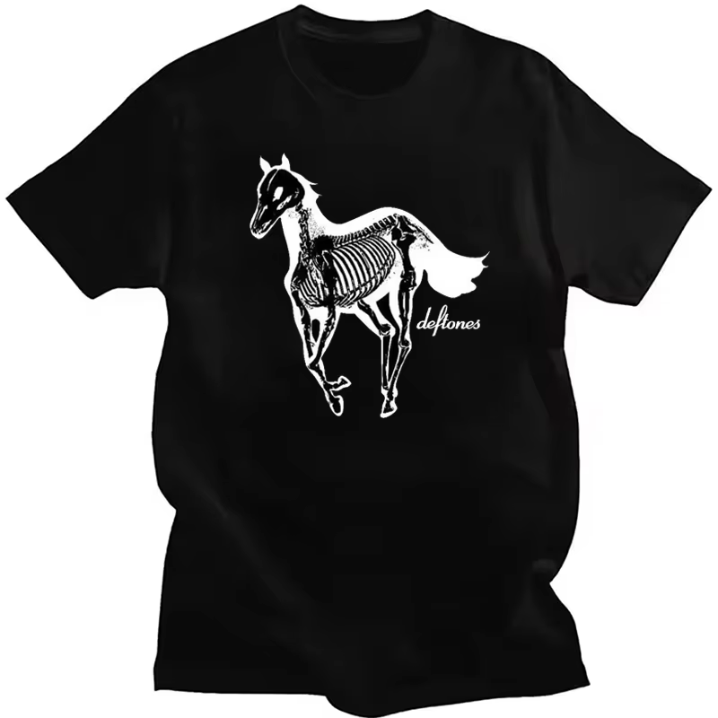 Deftones Rock Band T-shirt imprimé femmes hommes Streetwear Y2K haut à manches courtes été Vintage rétro décontracté