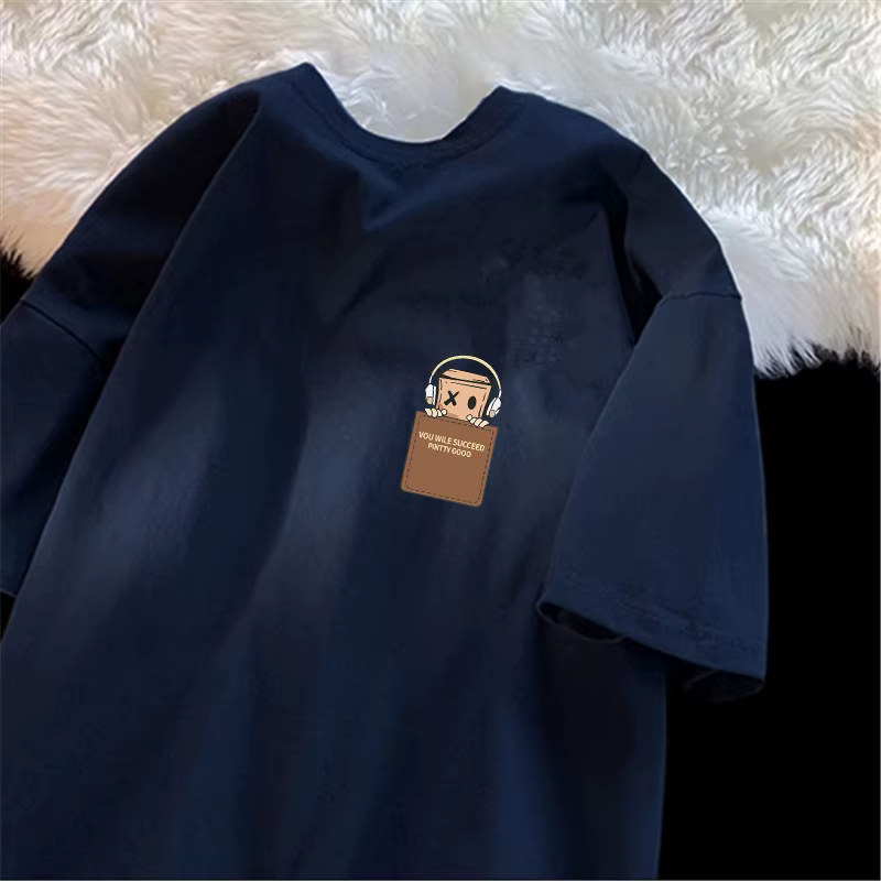T-shirt en coton imprimé pour homme