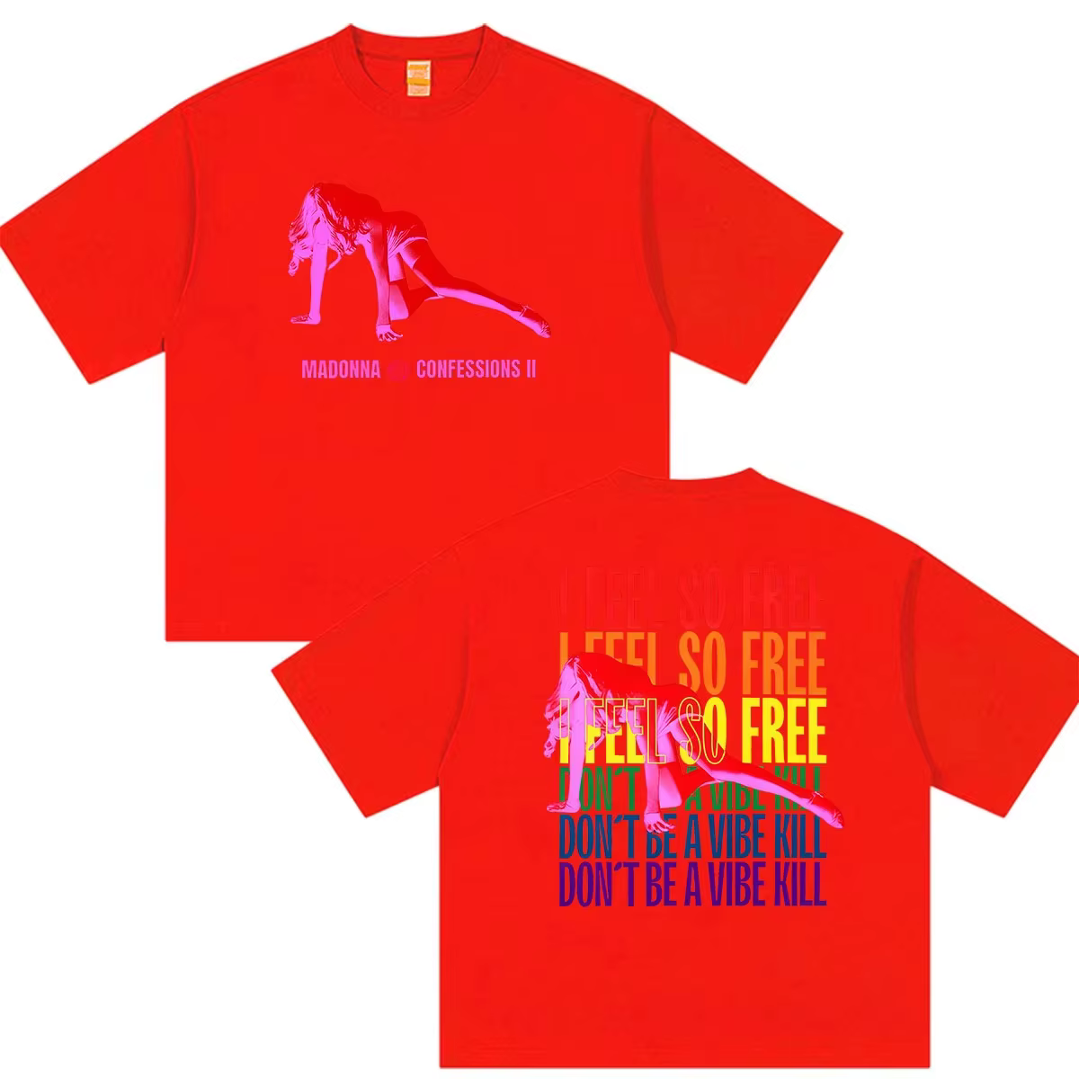 T-shirt Madonna « Confessions II » 2026 | T-shirt en coton lourd 230g