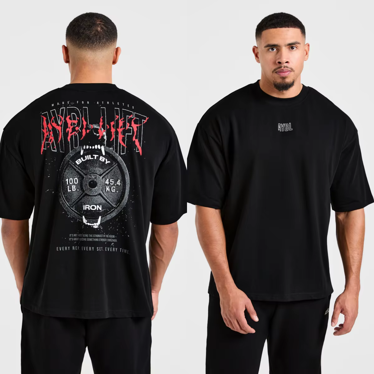 T-shirt en coton avec logo classique noir