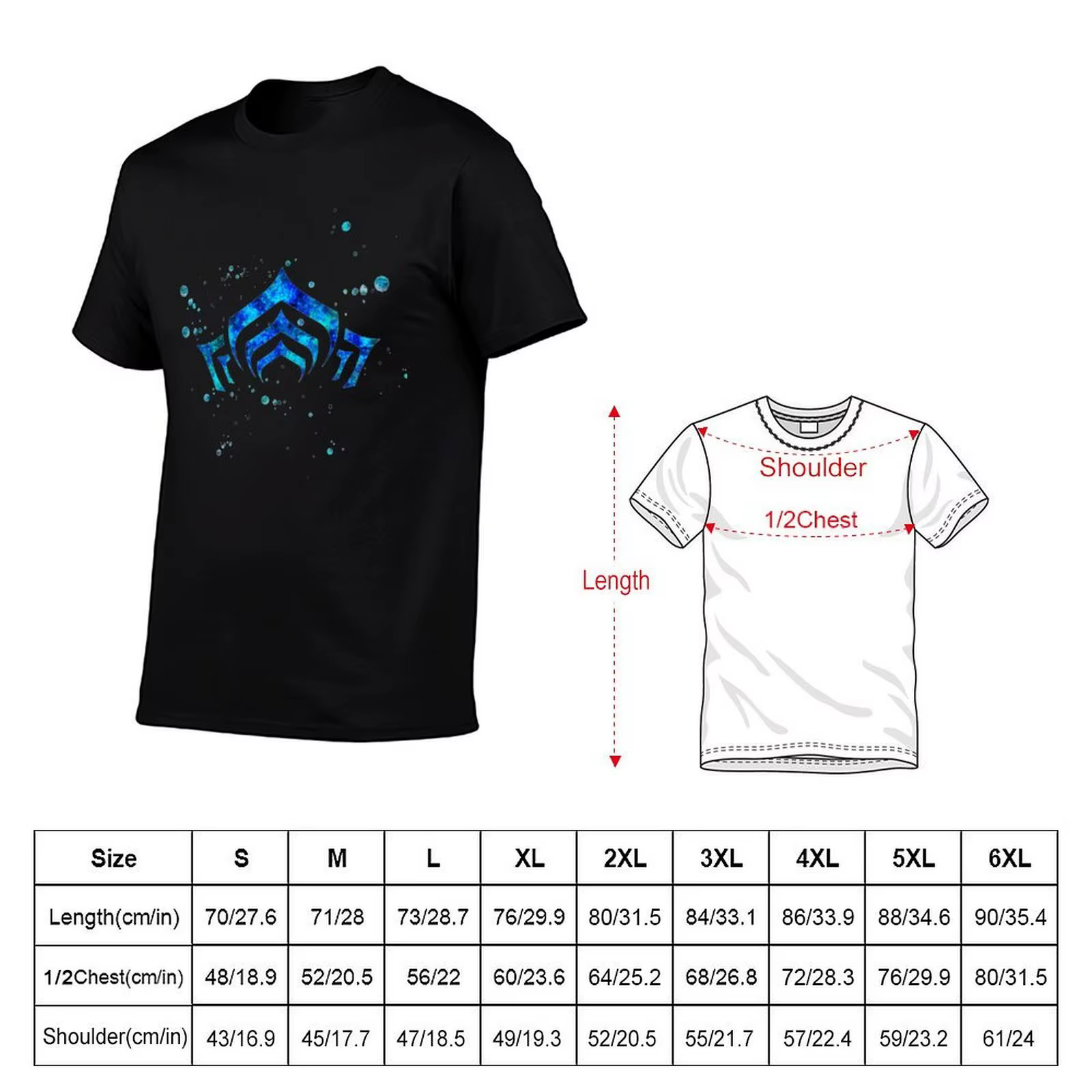 Warframe Logo aquarelle T-Shirt homme