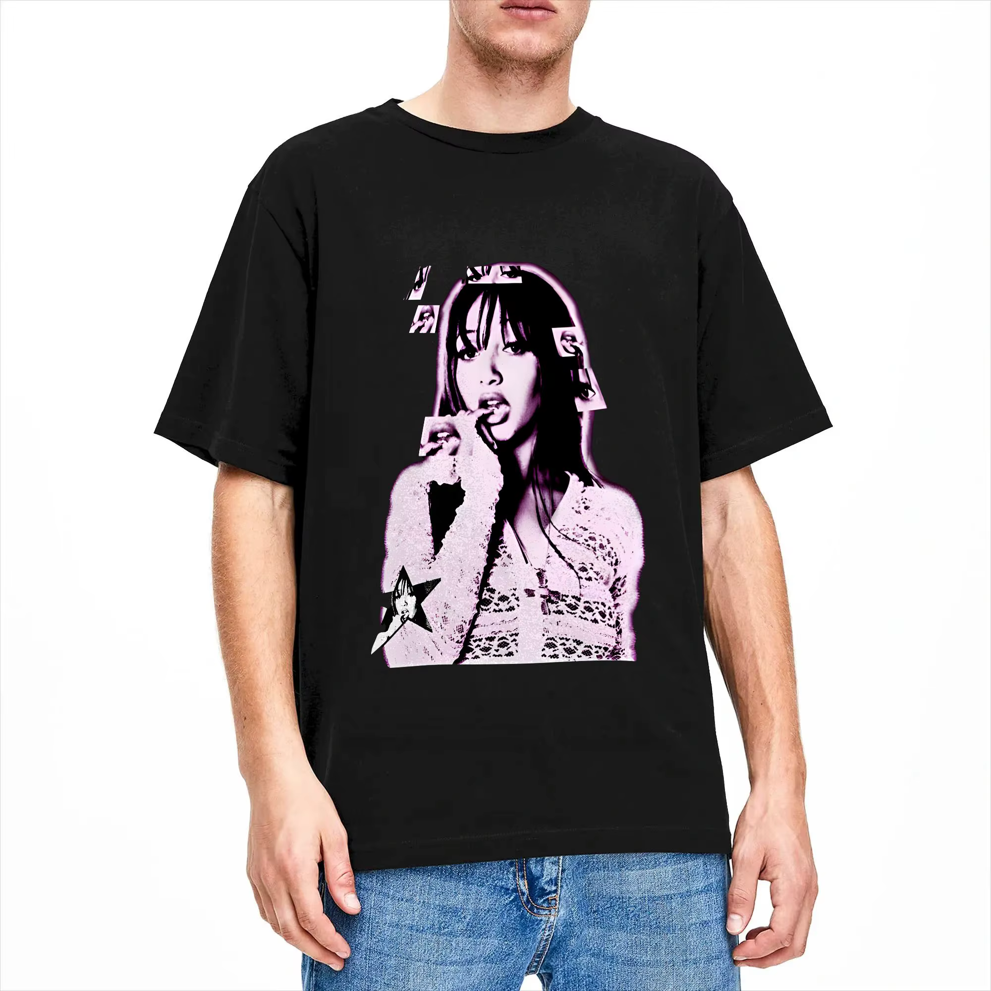 Pinkpantheress Portrait T-shirts pour hommes