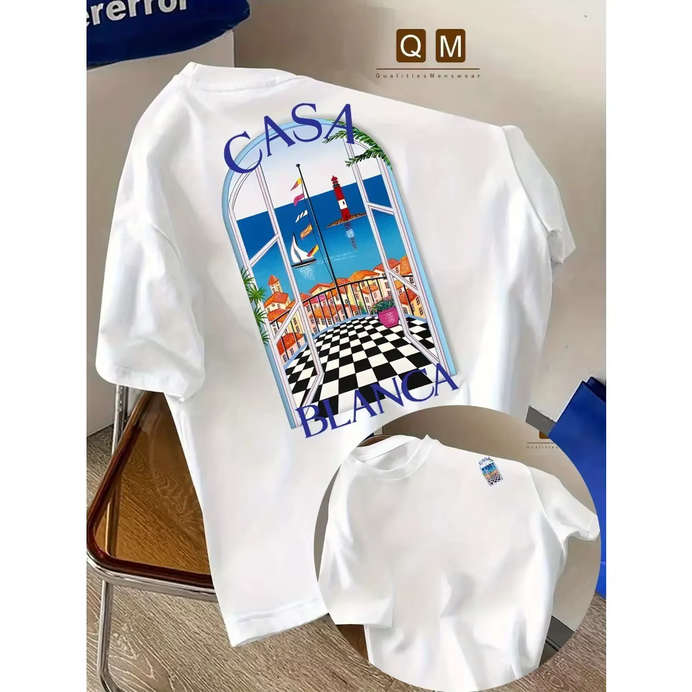 T-shirt imprimé style urbain pour femme YTK