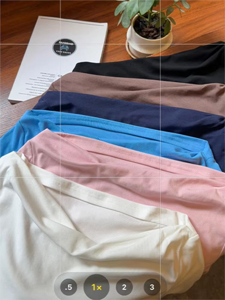 T-shirts à manches courtes bleu électrique pour femmes