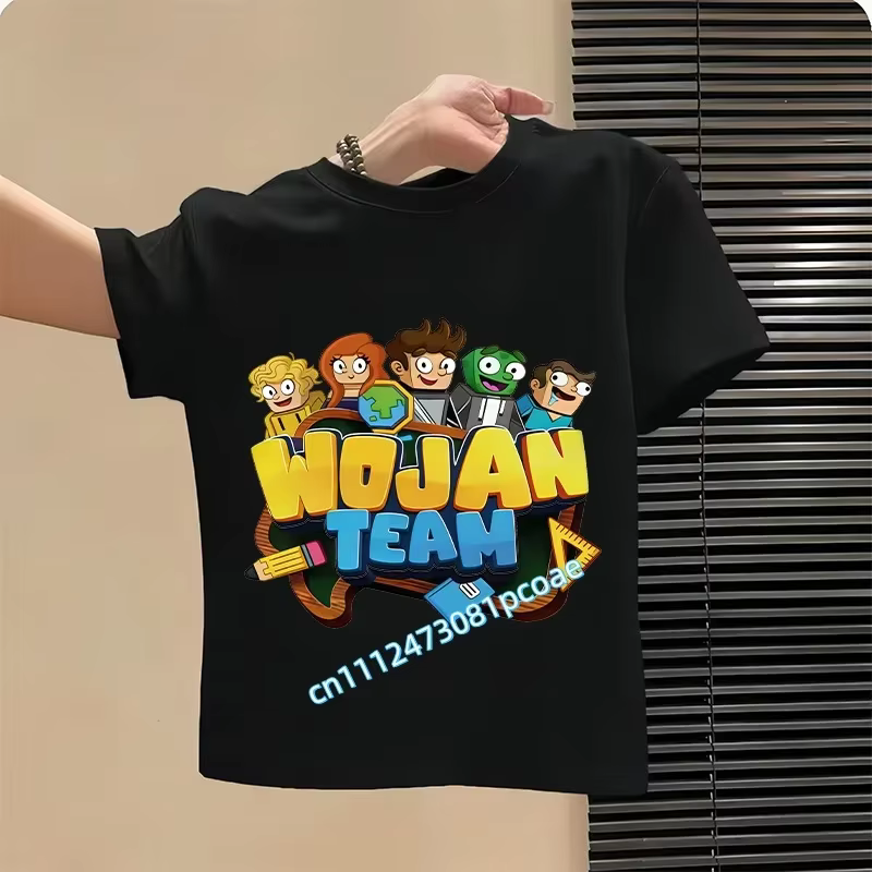 Nouveau T-shirt de sport décontracté pour garçons 2026 avec imprimé dessin animé pour l'été