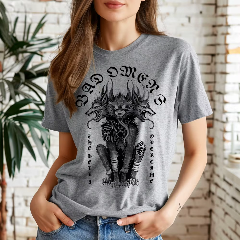 Bad Omens – t-shirt rétro jojifuku meme pour adolescents