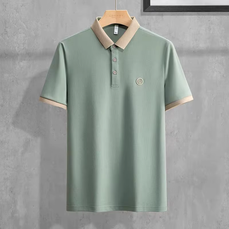 Nouveau Polo Homme Été 2025 de Haute Qualité à Manches Courtes