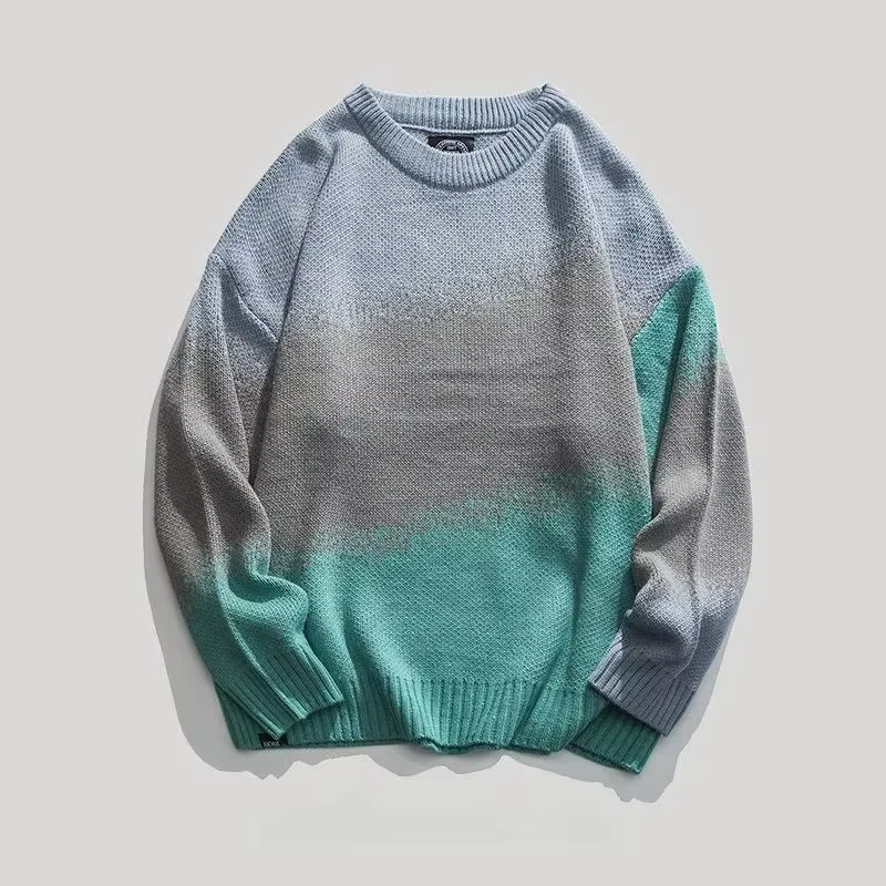 Pull en tricot à col rond pour hommes