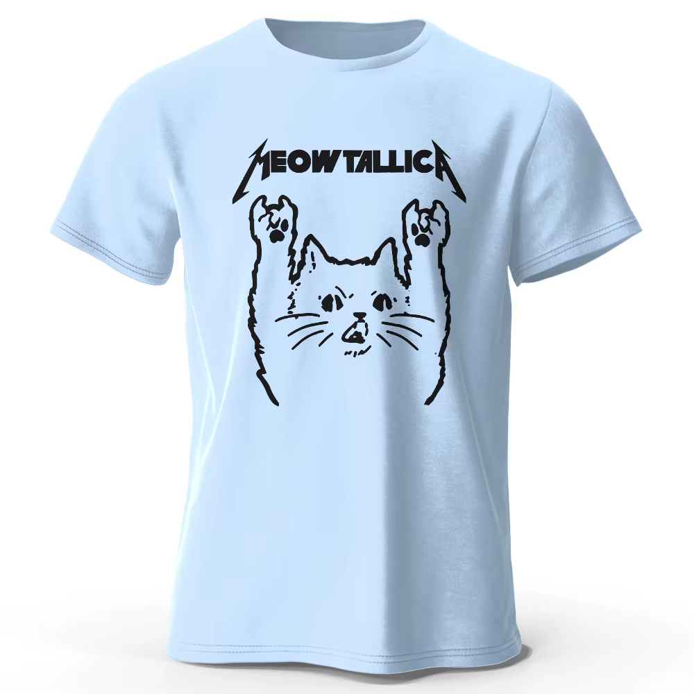 Chibi Cat Anime imprimé 100% coton T-Shirt
