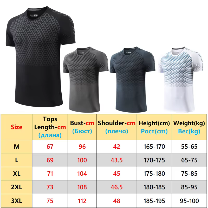 Sport impression chemises mode respirant Muscle musculation hommes à manches courtes gymnastique entraînement séchage rapide en plein air t-shirts