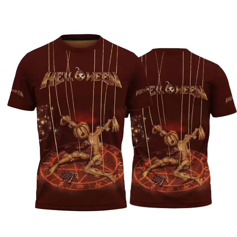 T-shirts classiques Rock Halloween 2025 pour homme