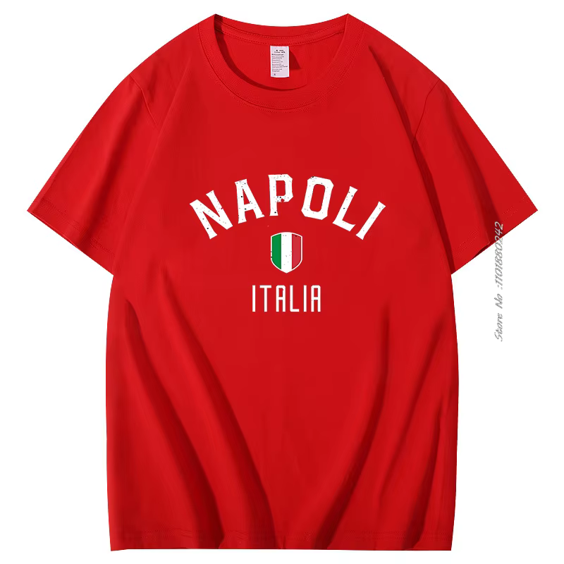 Napoli Campioni D'italia T-Shirt personnalisé unisexe graphique T-Shirts à manches courtes