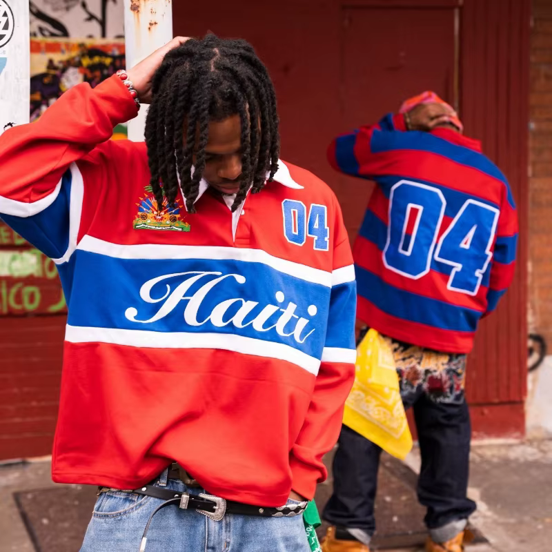 Polo pour homme, style Harajuku Y2K