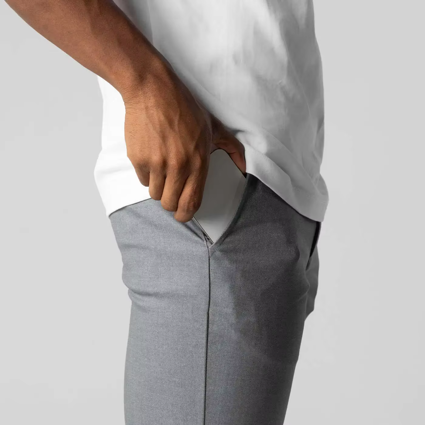 Chinos actifs pantalons longs confortables pour hommes