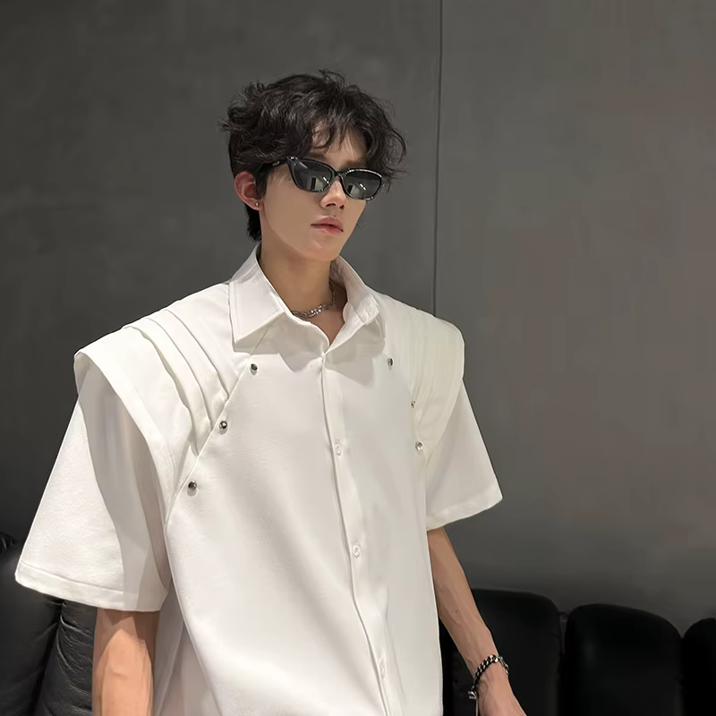 Chemise d'été à manches courtes pour hommes
